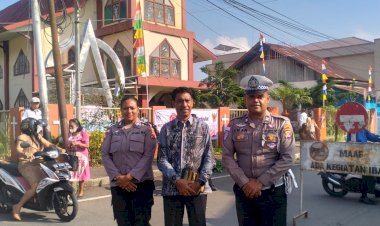 Polres-Manggarai-Pastikan-Pengamanan-Optimal-Pada-Misa-Minggu