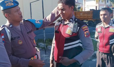 Operasi-Gaktiblin-:-Seksi-Propam-Polres-Manggarai-Tindak-Tegas-Pelanggaran-Disiplin-Anggota