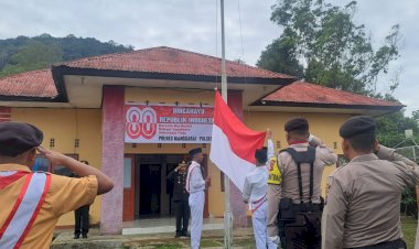 Upacara-Memperingati-Detik-Detik-Proklamasi-Kemerdekaan-RI-ke-80-di-Mapolsek-Cibal