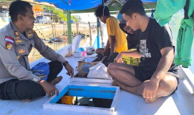 Satpolairud-Polres-Manggarai-Gelar-Patroli-dan-Sambang-di-Pesisir-Sungai-Wae-Pesi