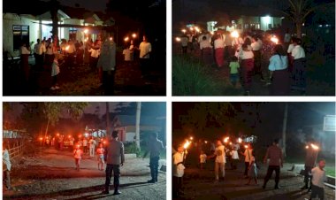 Polsek-Satar-Mese-Laksanakan-Pengamanan-dan-Pengawalan-Perarakan-Patung-Bunda-Maria