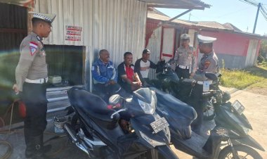 Sat-Lantas-Polres-Manggarai-Gelar-Patroli-KRYD,-Pamturlalin-dan-Himbauan-Kamseltibcar-Lantas-di-Kota-Ruteng