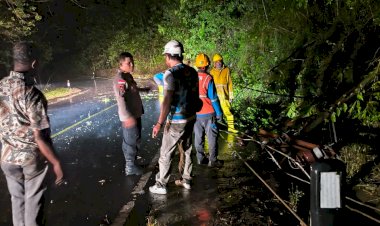 8-Titik-Rawan-Longsor-di-Jalur-Aegela–Nangaroro,-Polsek-Nangaroro-Polda-NTT-Lakukan-Penanganan-Darurat