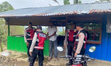 HARKAMTIBMAS-:-Sat-Samapta-Polres-Manggarai-Gelar-Patroli-Dialogis-di-Desa-Ranaka