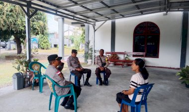 Kapolsek-Reo-Bersama-Bhabinkamtibmas-Gelar-Patroli-dan-Sambang-Tokoh-Agama