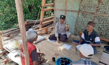 Bhabinkamtibmas-Rahong-Utara-Ajak-Warga-Waspada-TPPO-dan-Dukung-Ketahanan-Pangan-Nasional