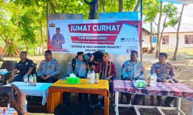 Kapolres-Manggarai-Pimpin-Kegiatan-“Jumat-Curhat”-di-Desa-Nuca-Molas,-Satar-Mese-Barat