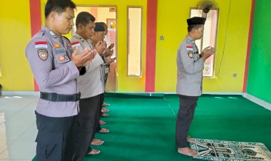 POLSEK-REO-LAKSANAKAN-SHOLAT-GHOIB-UNTUK-KORBAN-BENCANA-DI-BERBAGAI-DAERAH