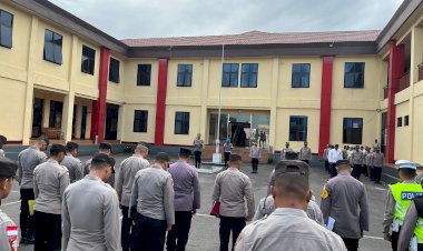 ARAHAN-KAPOLRES-MANGGARAI-SAAT-APEL-PAGI:-TEGASKAN-PENGAWASAN-INTERNAL-DAN-KESIAPSIAGAAN-PERSONEL