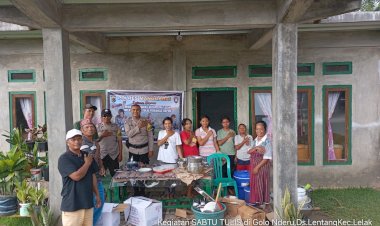 BHABINKAMTIBMAS-KECAMATAN-LELAK-LAKSANAKAN-KEGIATAN-SOSIAL-“SABTU-TULIS”-DI-GOLO-NDERU-DESA-LENTANG