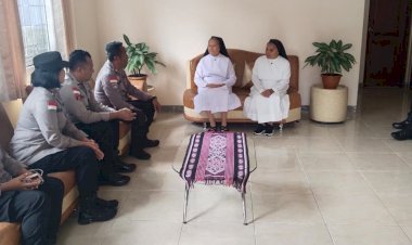 SAT-BINMAS-POLRES-MANGGARAI-GELAR-SAMBANG-DAN-SILATURAHMI-BERSAMA-PARA-SUSTER-DI-LINGKUNGAN-LAMBUNG-KUDUS
