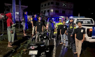 Patroli-Malam-Polres-Manggarai-Antisipasi-Balap-Liar-dan-Parkir-Liar