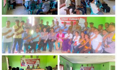 Polres-Manggarai-Serap-Aspirasi-Masyarakat-Melalui-Giat-Jumat-Curhat-di-Desa-Satar-Ngkeling