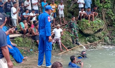 Respon-dan-Gerak-Cepat-Kapolsek-Reo--Lakukan-pencarian--Anak-Tenggelam-di-Lokasi-Wisata-Air-Terjun-Tiwu-Pai