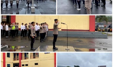 Apel-Perdana-Kapolres-Manggarai,-Tekankan-Soliditas-dan-Pelaksanaan-Tugas-Sesuai-Tupoksi