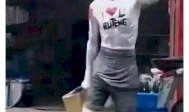 Viral-Manusia-Silver-di-Media-Sosial,-Sat-Binmas-Polres-Manggarai-Lakukan-Langkah-Preemtif-Edukatif