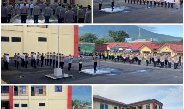 Kapolres-Manggarai--Pimpin-Apel-Jam-Pimpinan,-Tekankan-Disiplin-dan-Pelayanan-Humanis