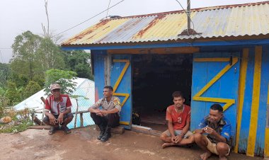 Bhabinkamtibmas-Rahong-Utara-Intensifkan-Patroli-dan-Sambang-di-Kampung-Bobong