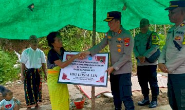 Kapolda-NTT-Salurkan-Bantuan-Rumah-Layak-Huni-Melalui-Kapolres-Manggarai-untuk-Warga-di-Wilayah-3T