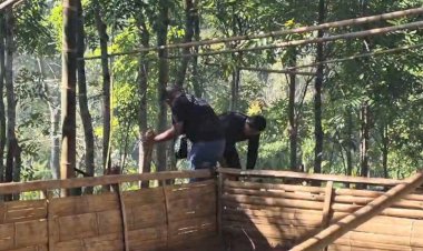 TIM-BUSER-POLRES-MANGGARAI-BONGKAR-ARENA-PERJUDIAN-SABUNG-AYAM-DI-KILO-LIMA-GOLOCURU