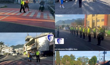 Satlantas-Polres-Manggarai-Laksanakan-Pengaturan-Arus-Lalu-Lintas,-Prioritaskan-Keselamatan-Pelajar