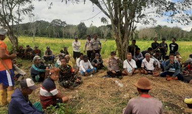 Polsek-Reo-Redam-Ketegangan-Sengketa-Batas-Tanah-Antara-Warga-Tureng-dan-Sambor.
