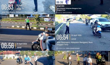 SATLANTAS-POLRES-MANGGARAI-LAKSANAKAN-PENGATURAN-LALU-LINTAS-PAGI,-WUJUDKAN-KEAMANAN-DAN-KELANCARAN-AKTIVITAS-MASYARAKAT