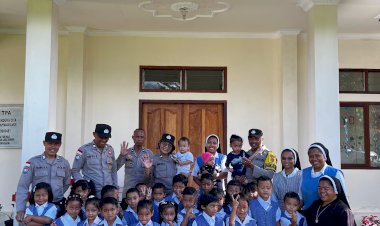 Sat-Binmas-Polres-Manggarai-Sambangi-PAUD-MBC,-Pastikan-Pengasuhan-dan-Pendidikan-Anak-Berjalan-Aman