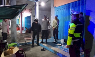 Patroli-Malam-Polres-Manggarai,-Personel-Samapta-Imbau-Warga-Jaga-Kamtibmas-dan-Manfaatkan-Layanan-Call-Center-110
