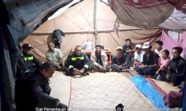Bhabinkamtibmas-Kecamatan-Lelak-Tingkatkan-Pemantauan-Kamp-Pengungsian-Mandiri,-Pastikan-Situasi-Tetap-Aman-dan-Kondusif