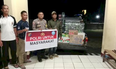 Polri-Hadir-hingga-Pelosok,-Bantuan-bagi-Warga-Terdampak-Gempa-Disalurkan-ke-Desa-Nao