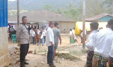 Bhabinkamtibmas-Wae-Ri’i-Amankan-Kegiatan-Kampanye-Calon-Kepala-Desa-Wae-Mulu