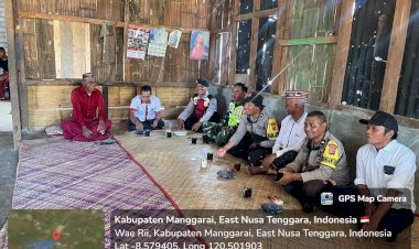 Polres-Manggarai-Amankan-Pertemuan-Adat-Gendang-Timung-dan-Gendang-Wohe,-Jaga-Situasi-Tetap-Kondusif
