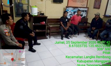 RESPON-CEPAT-CALL-CENTER-110,-PAMAPTA-POLRES-MANGGARAI-DATANGI-LOKASI-KERIBUTAN-DAN-MEDIASI-WARGA