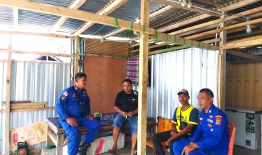 SATPOLAIRUD-POLRES-MANGGARAI-LAKSANAKAN-PATROLI-KRYD-DAN-SAMBANG-MASYARAKAT-NELAYAN-DI-PESISIR-SUNGAI-WAE-PESI