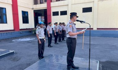 PIMPIN-APEL-JAM-PIMPINAN,-KAPOLRES-MANGGARAI-SAMPAIKAN-COMMANDER-WISH-KAPOLDA-NTT-DAN-TEKANKAN-PEMBERANTASAN-NARKOBA-SERTA-PENGAWASAN-DISTRIBUSI-BBM
