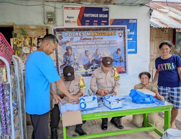 Bhabinkamtibmas Kec. Lelak Gelar Kegiatan Sosial “i Kawong, Desa Bangka Lelak