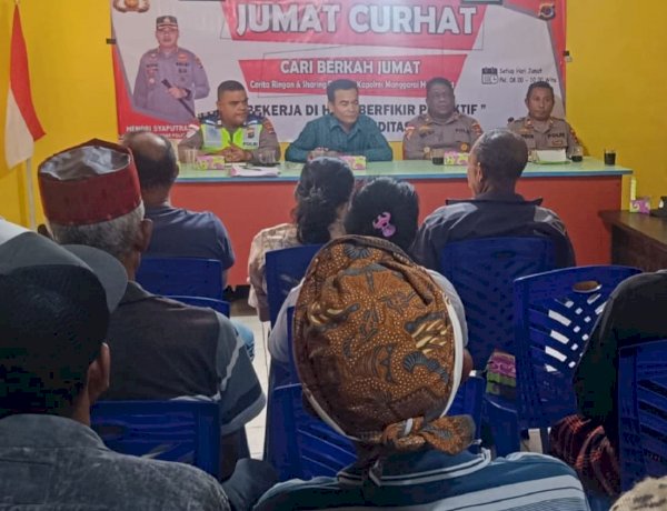 JUMAT CURHAT POLRES MANGGARAI SERAP ASPIRASI WARGA DESA RANGGI
