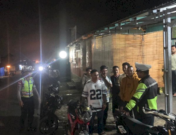 Patroli Malam Polres Manggarai Antisipasi Balap Liar dan Laka Lantas