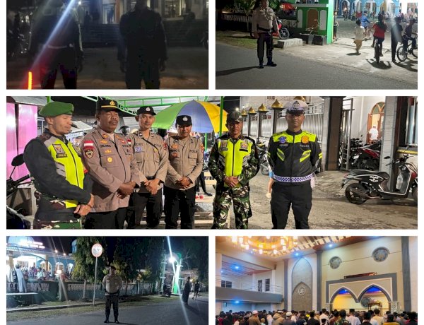 Polres Manggarai  Polda NTT, Amankan Sholat Tarawih Ramadhan 1447 H, Situasi Wilayah Tetap Kondusif
