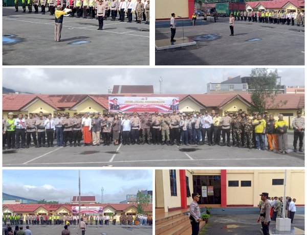 Waka Polres Manggarai Polda NTT Pimpin Apel Siaga Kamtibmas, Komitmen Bersama  kukuhkan: NTT Aman untuk Indonesia Hebat