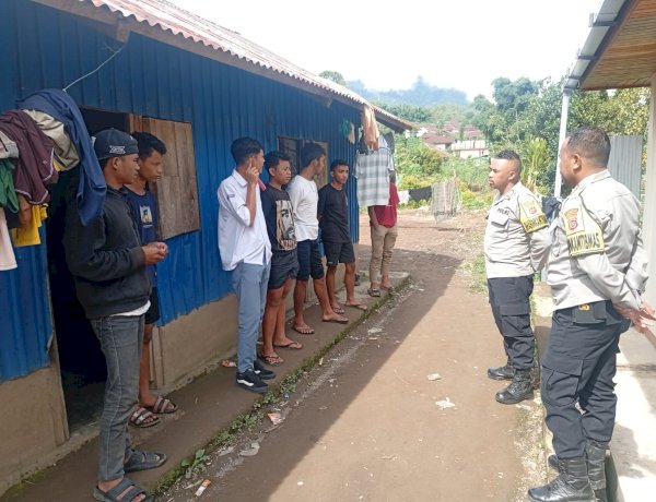 Bhabinkamtibmas Kelurahan Waso Laksanakan Patroli dan Sambang Pasca Tawuran Remaja