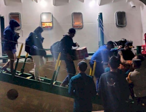 Polres Manggarai Polda NTT Tingkatkan Pengamanan Pasca Bulan Suci Ramadan, Pastikan Arus Penumpang Kapal Perintis di Pelabuhan Reo Kondusif