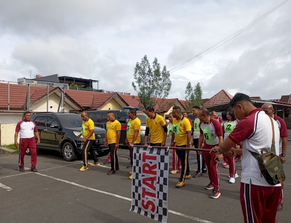 POLRES MANGGARAI GELAR SAMJAS BERKALA BAGI PERSONEL DAN ASN POLRI