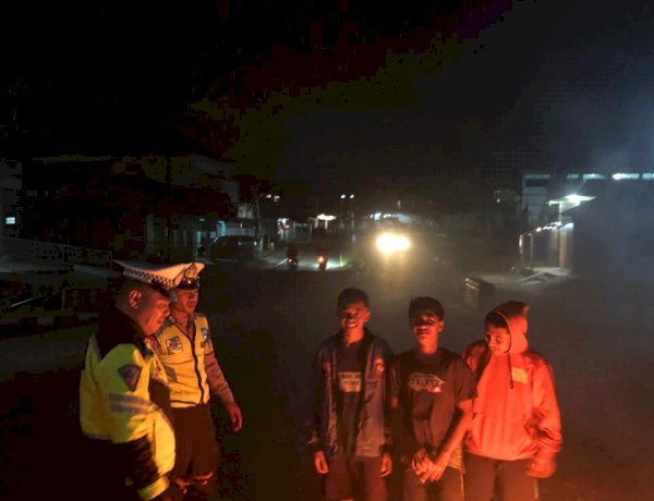 Polres Manggarai Gelar Patroli Malam Antisipasi Balap Liar dan Laka Lantas