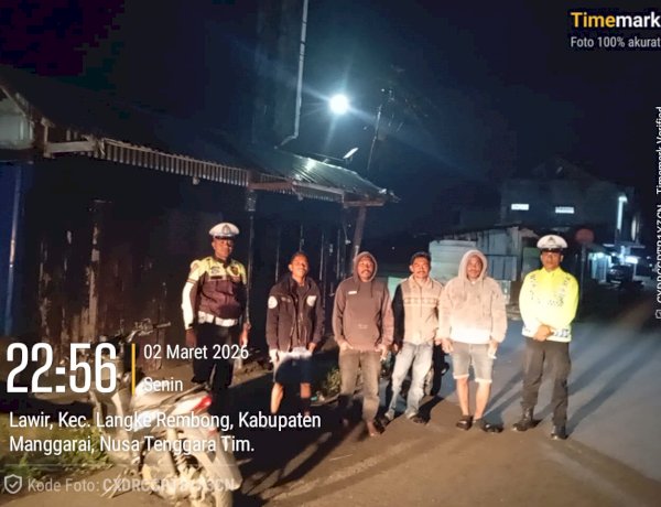 Polres Manggarai Intensifkan Patroli Malam Antisipasi Balap Liar dan Laka Lantas