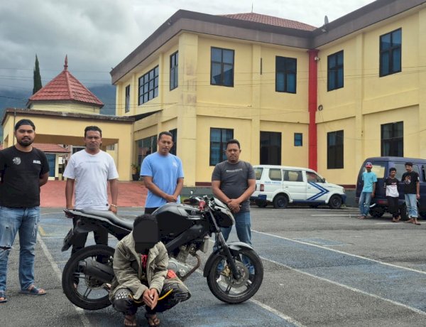 Polres Manggarai Berhasil Ungkap Kasus Curanmor, Satu Pelaku Diamankan Bersama Barang Bukti Motor yang Sempat Diubah Warna