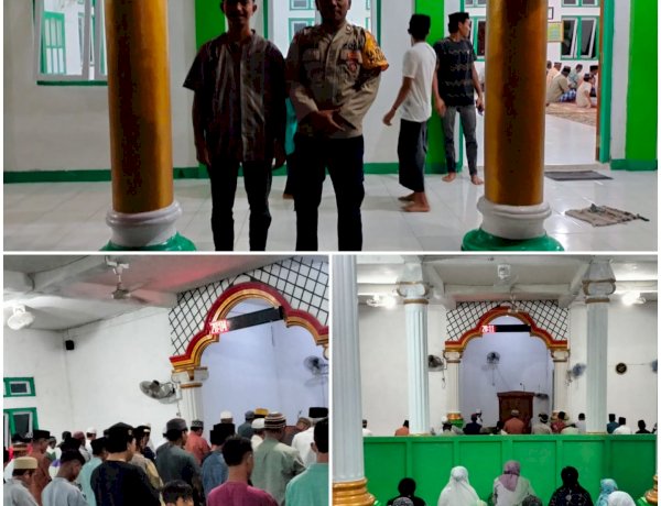 Pengamanan Sholat Tarawih Ramadhan 1447 H di Wilayah Kecamatan Reok Berjalan Aman dan Lancar