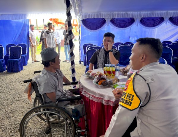 Kasih Tak Kenal Batas, di Hari Fitri Kapolres Manggarai Gelar Open House Berbagi Berkah Tanpa Pandang Kasta