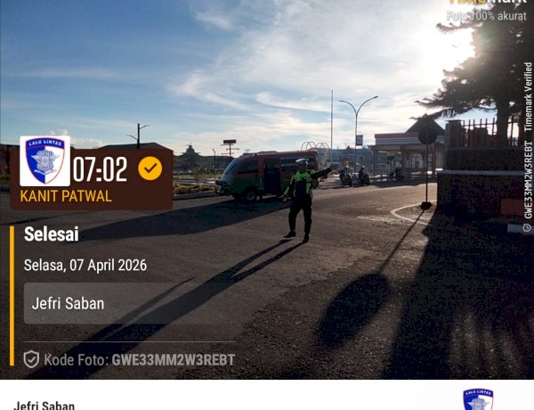 Sat Lantas Polres Manggarai Laksanakan Pengaturan Pagi, Wujudkan Keamanan dan Keselamatan Pengguna Jalan di Kota Ruteng